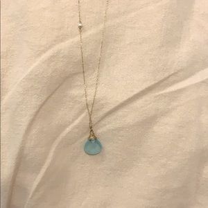 Aquamarine necklace